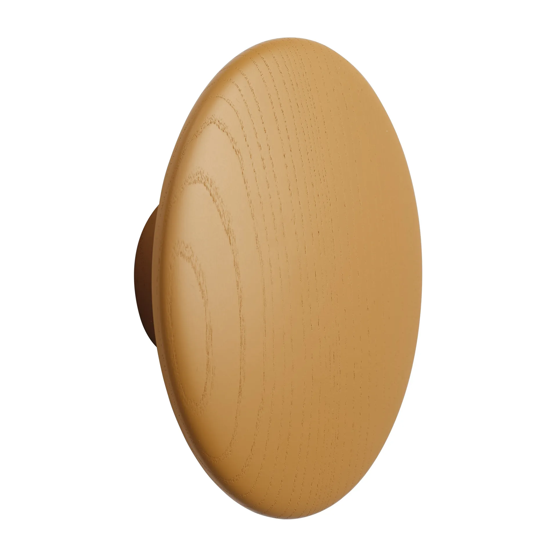 Gancio da parete Dots wood burnt orange in legno, Ø17 cm Muuto