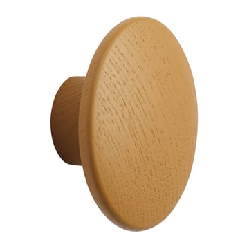 Gancio da parete Dots wood burnt orange in legno - Ø6,5 cm - Muuto