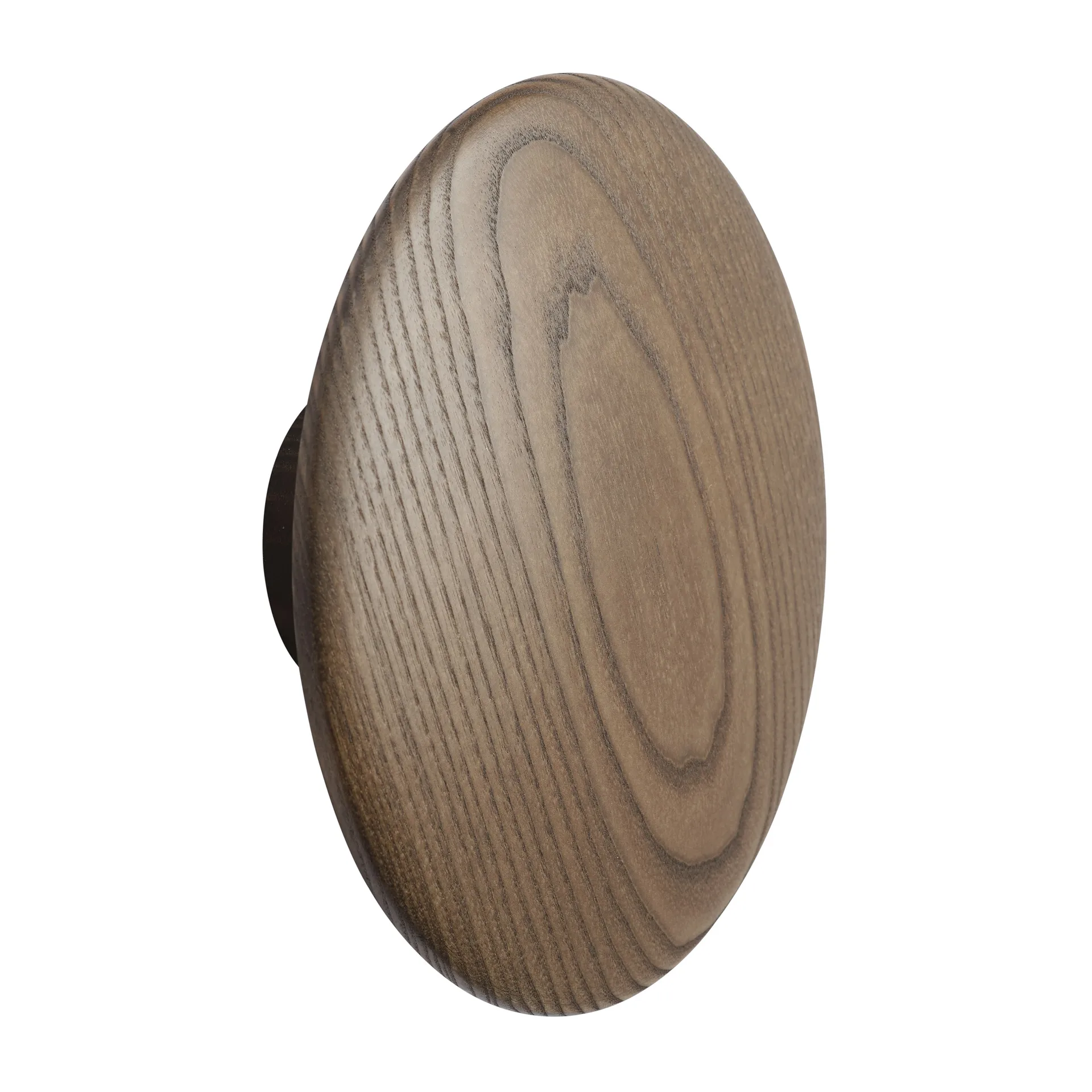Gancio da parete Dots wood dark stained brown in legno , Ø17 cm Muuto