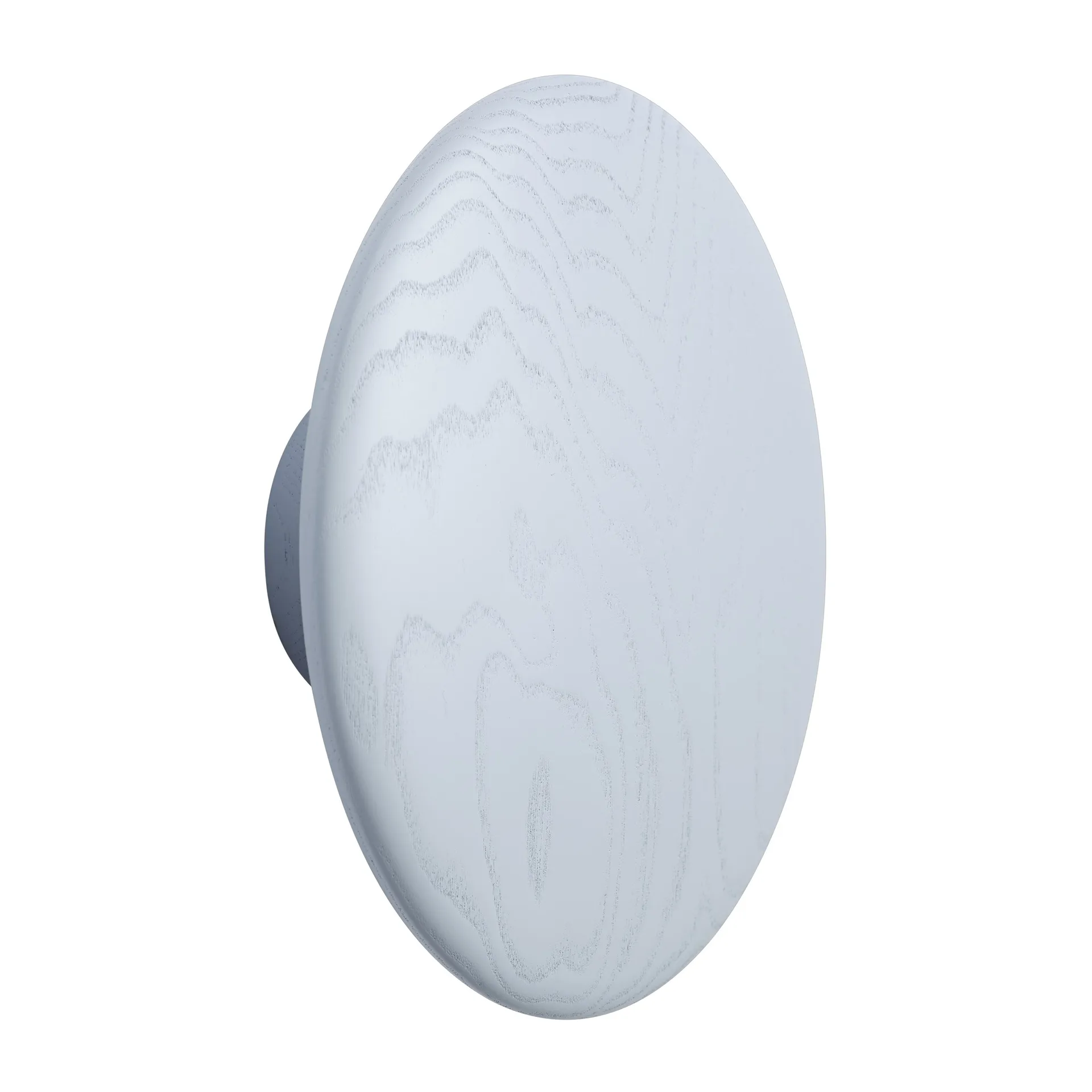 Gancio da parete Dots wood light blue in legno, Ø17 cm Muuto