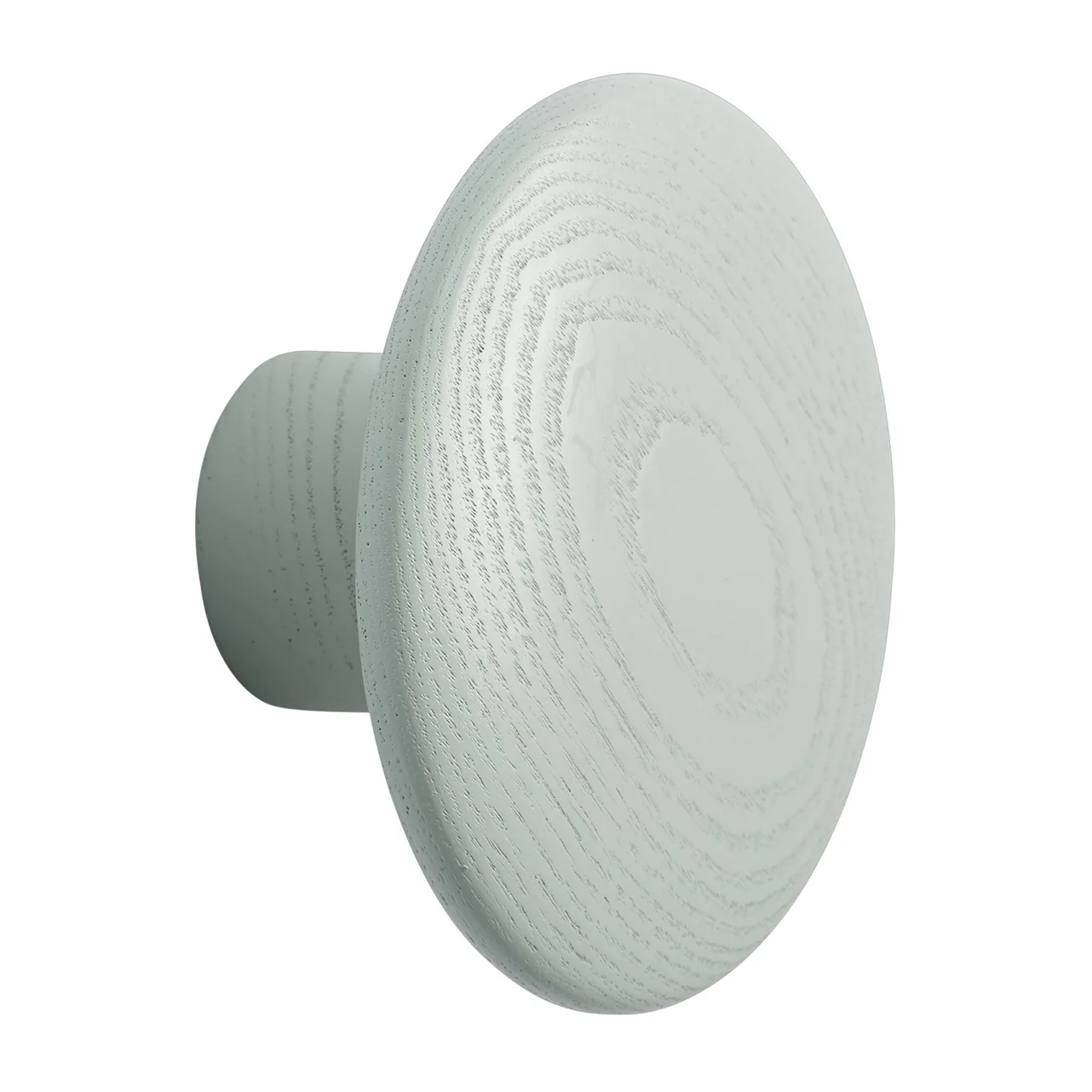 Gancio da parete Dots wood sage green in legno, Ø9 cm Muuto
