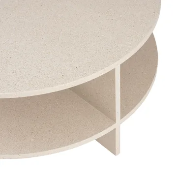 Halves tavolino - Light taupe-terrazzo - Muuto