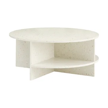 Halves tavolino - Off white-terrazzo, Ø85 cm - Muuto