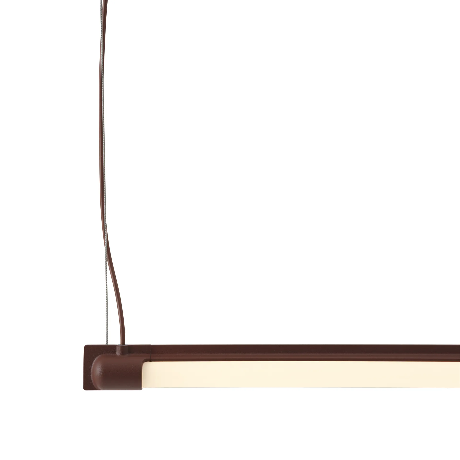Lampada a sospensione Fine Suspension Lamp 120 cm, Deep Red Muuto