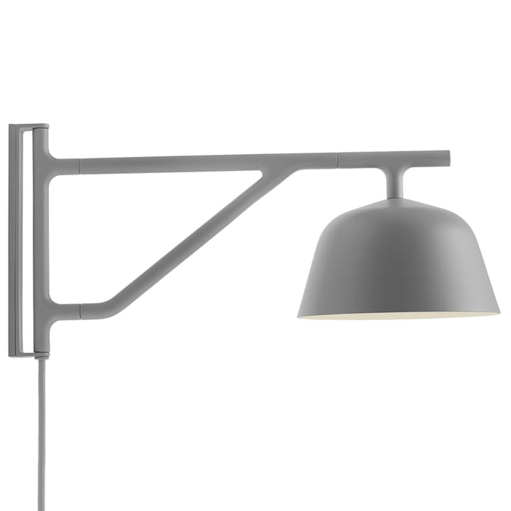 Lampada da parete Ambito - grigio - Muuto