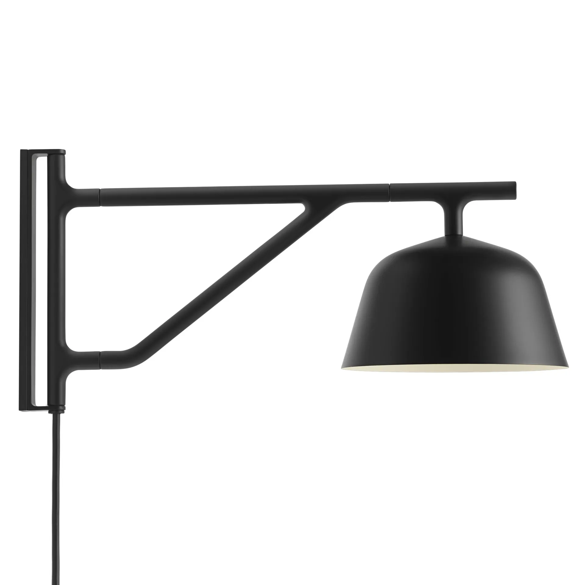 Lampada da parete Ambito, nero Muuto