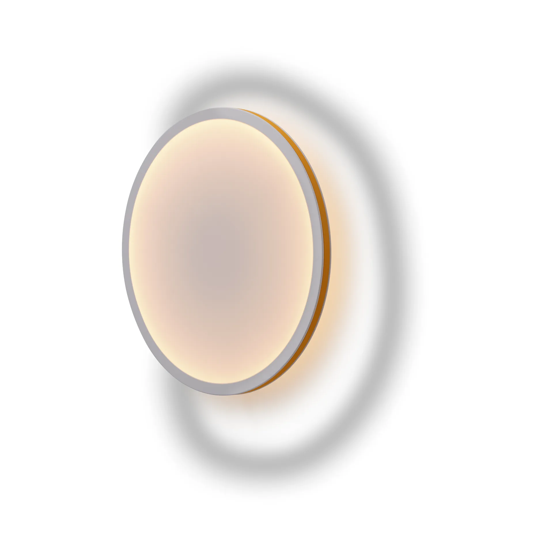 Lampada da parete Calm Ø50 cm, White/Orange Muuto