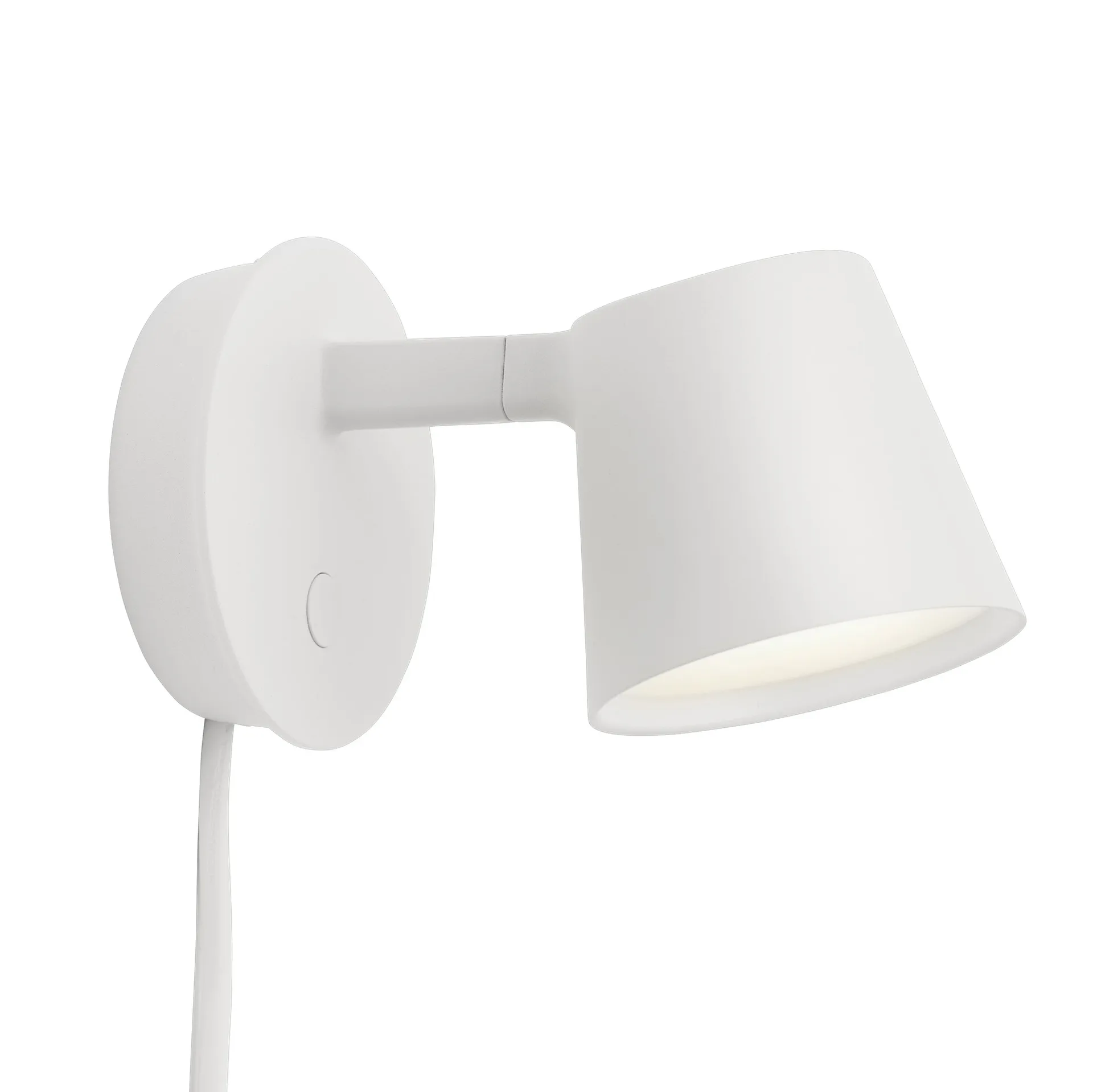 Lampada da parete Tip, bianco Muuto