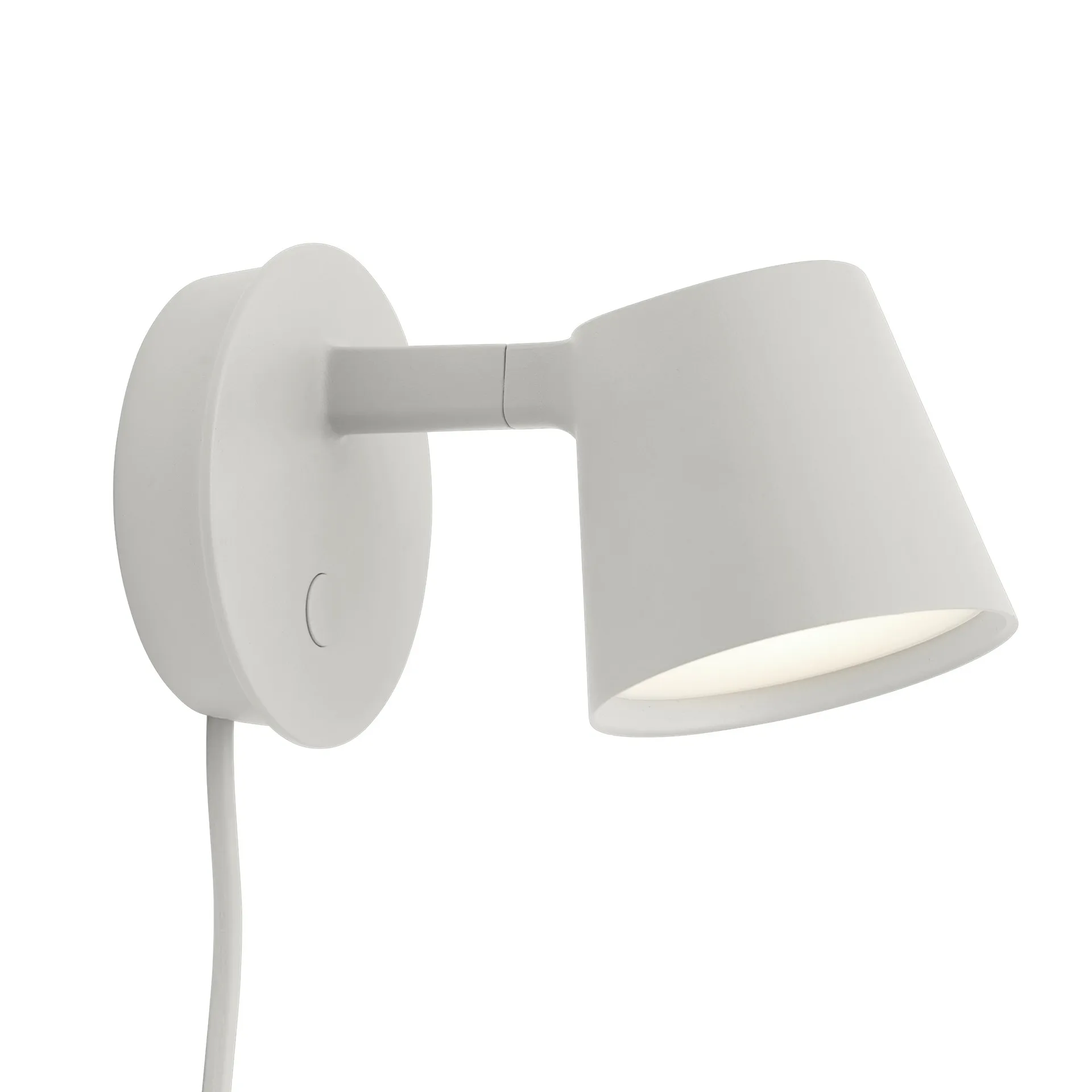 Lampada da parete Tip, grigio Muuto