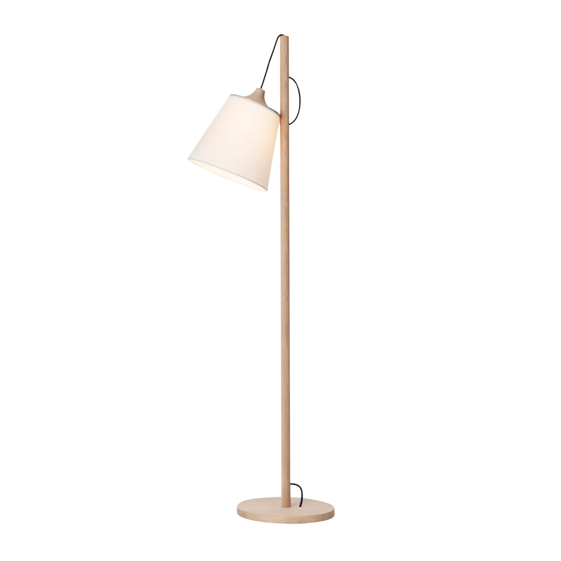Lampada da pavimento Pull, bianco Muuto
