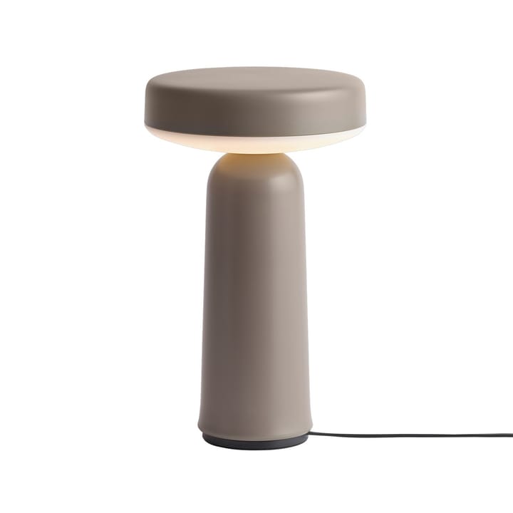 Lampada da tavolo portatile Ease 21,5 cm - Grigio talpa - Muuto