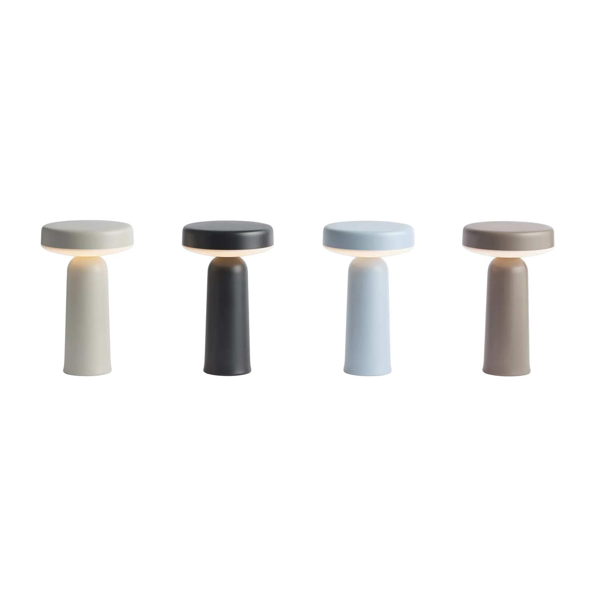 Lampada da tavolo portatile Ease 21,5 cm, Grigio Muuto