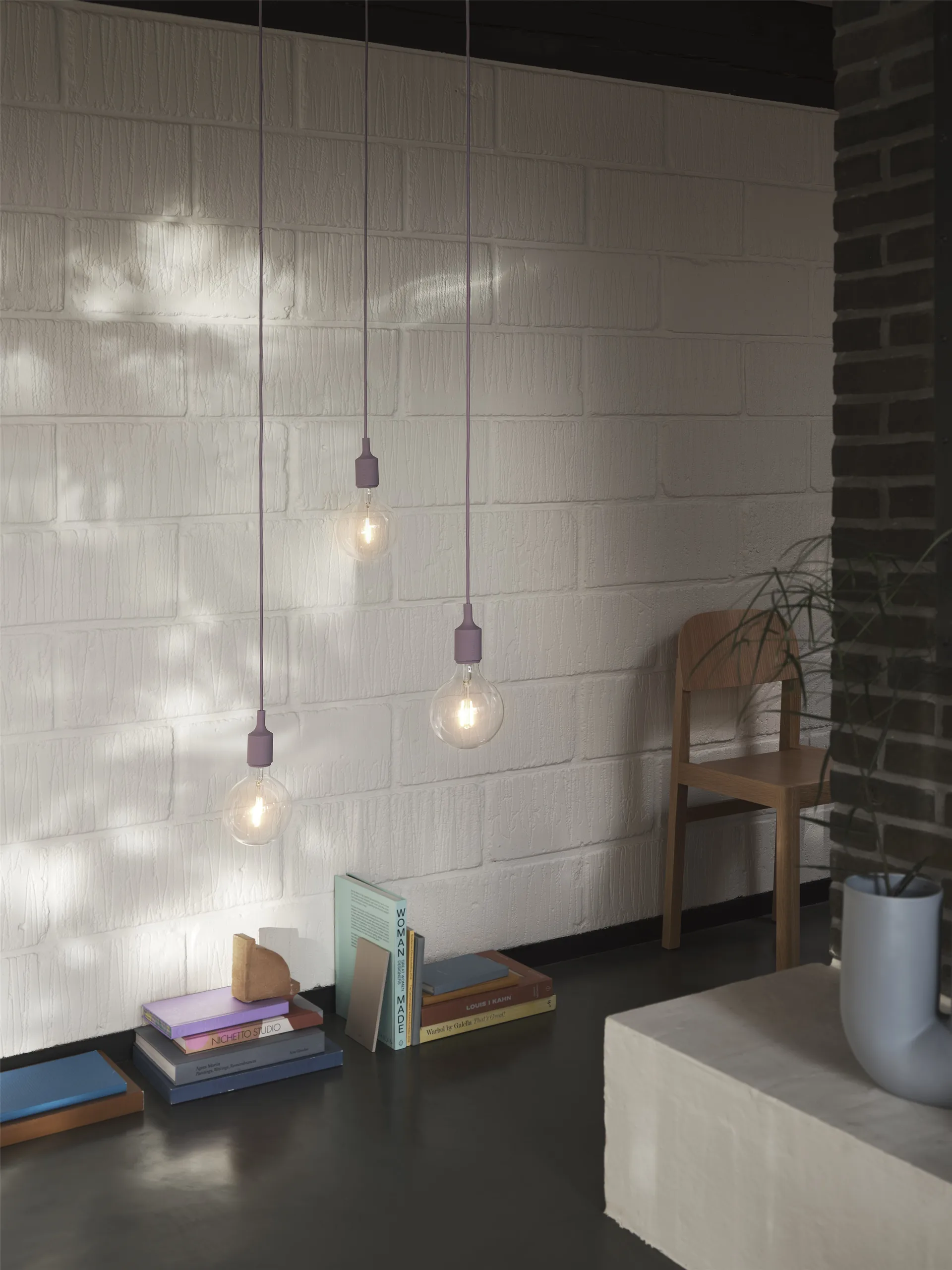 Lampadario E27, Dusty lilac Muuto