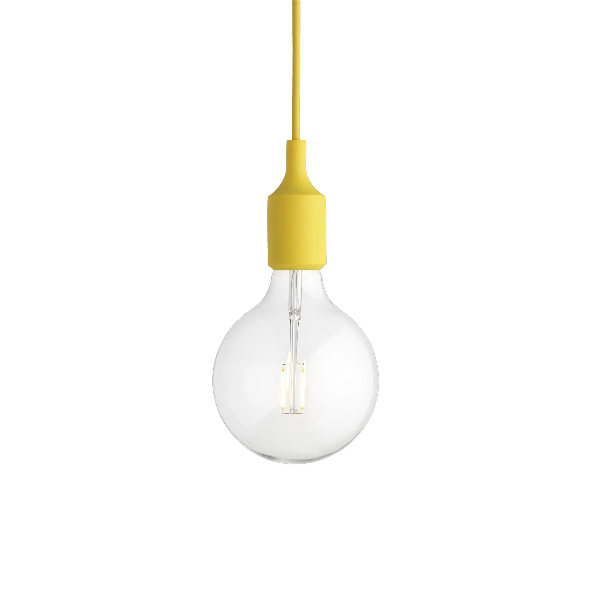 Lampadario E27, giallo Muuto