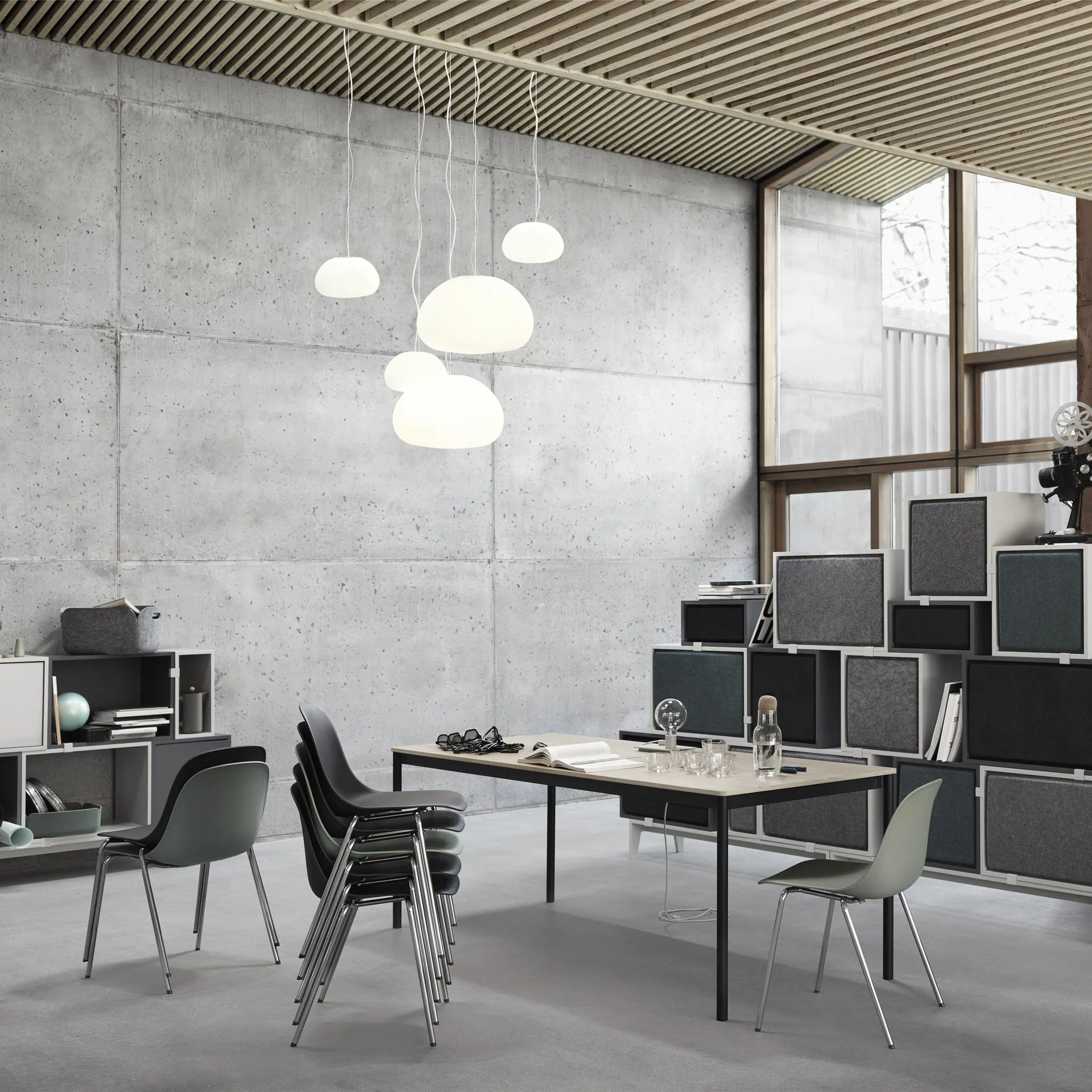 Lampadario Fluid, grande Muuto