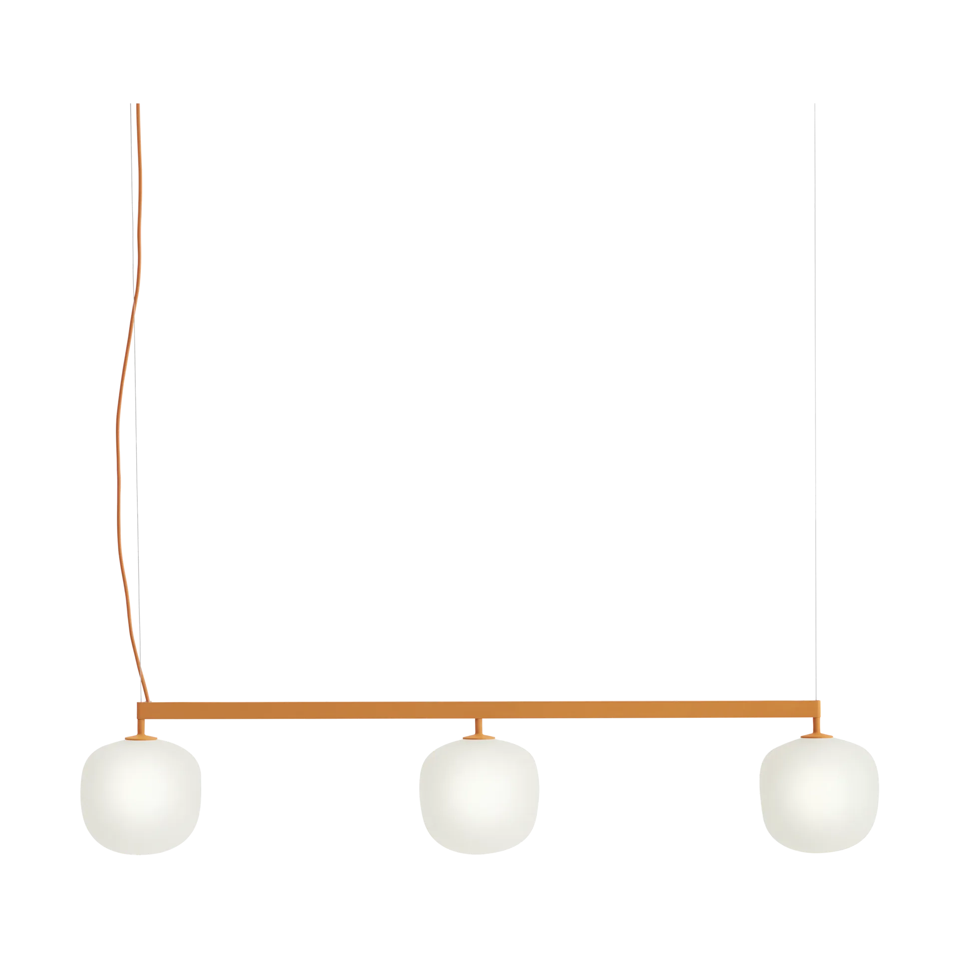 Lampadario Rime Rail , Arancio Muuto
