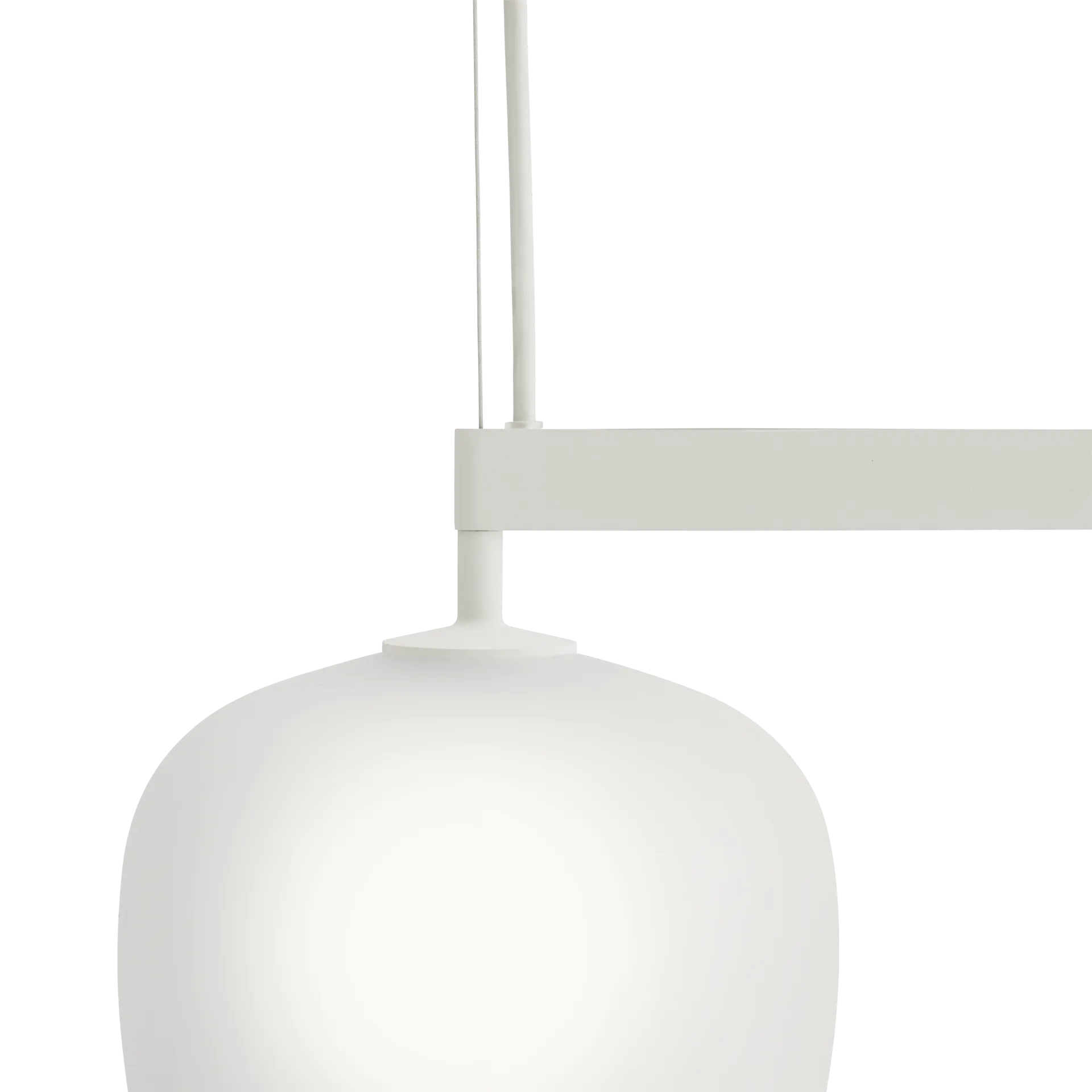 Lampadario Rime Rail , Bianco Muuto