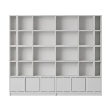 Libreria scaffalatura Stacked configurazione 1 - Grigio - Muuto