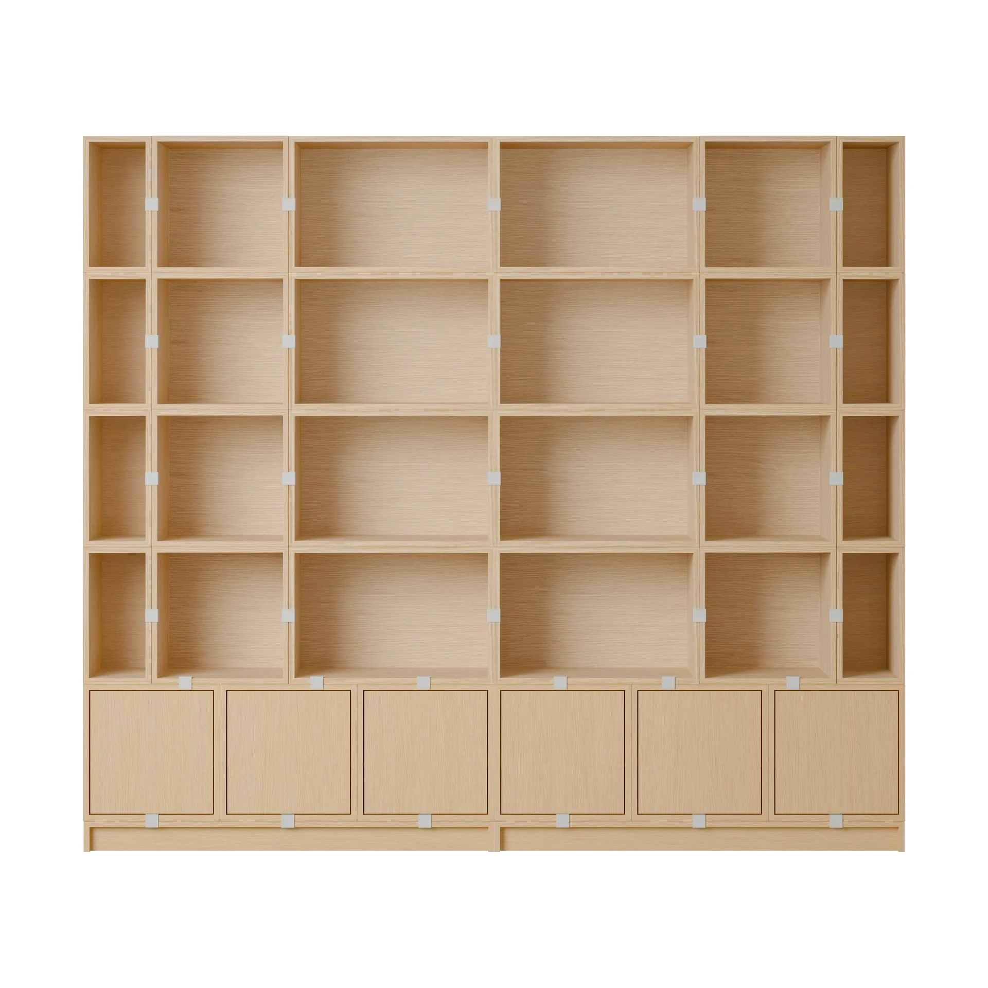 Libreria scaffalatura Stacked configurazione 1, Rovere Muuto