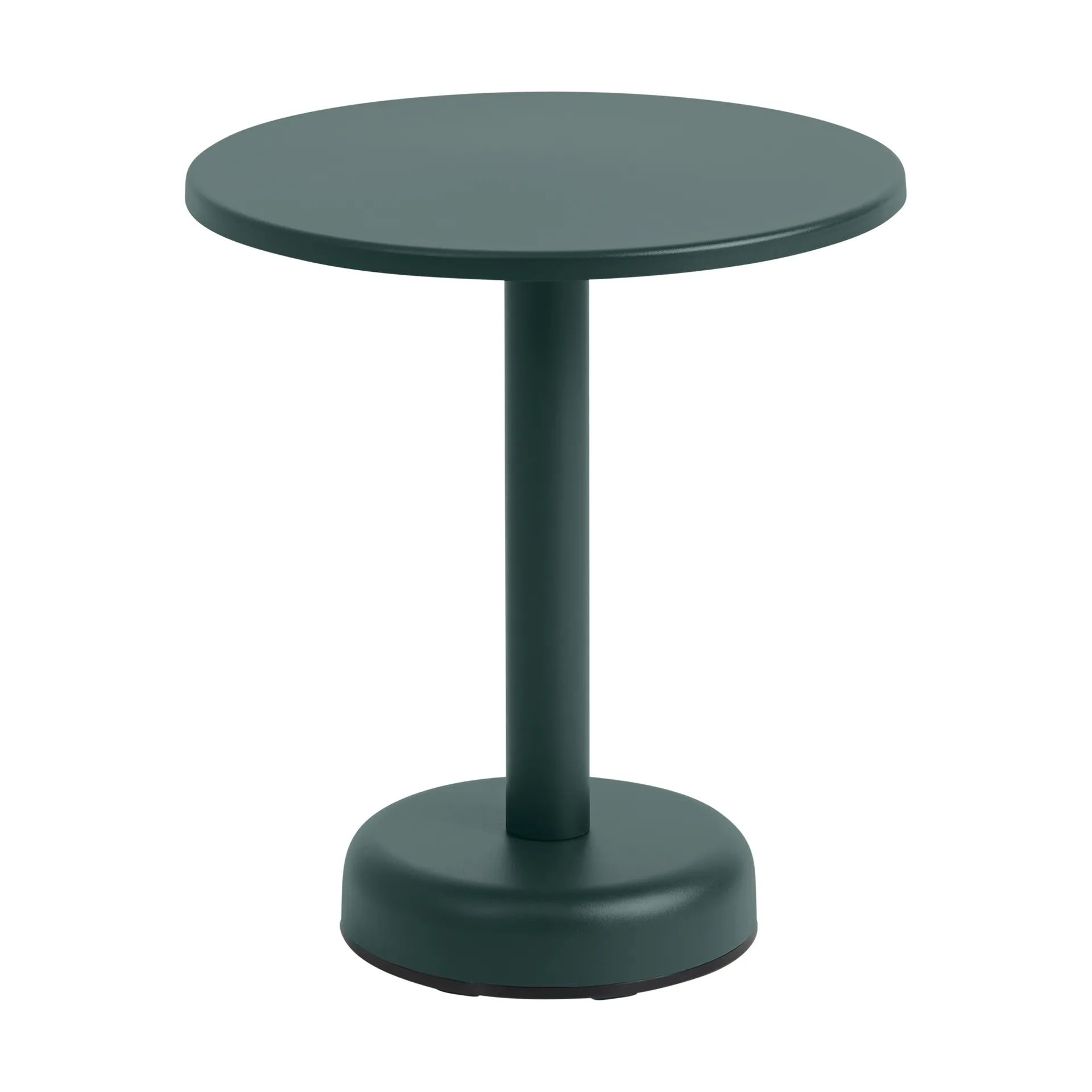 Linear Steel tavolino da caffè, Verde scuro, Ø42x47 cm Muuto