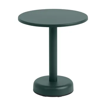 Linear Steel tavolino da caffè - Verde scuro, Ø42x47 cm - Muuto