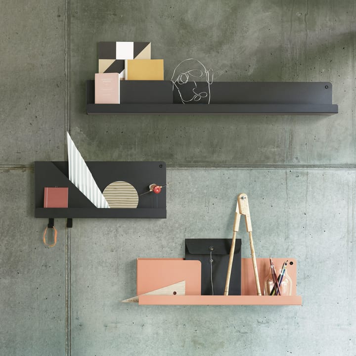 Mensola Folded grande, nero Muuto