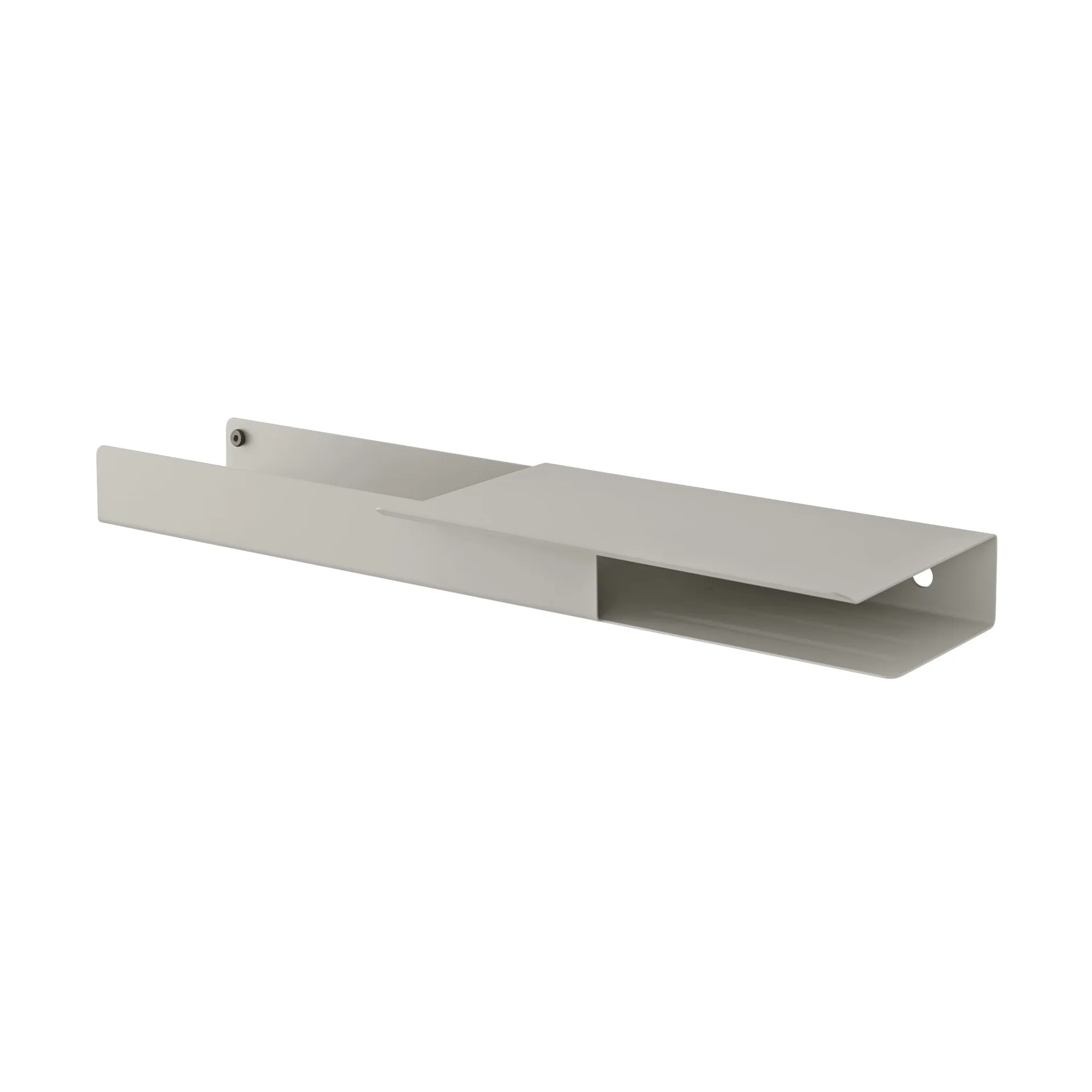 Mensola Folded Platform 62x5,4 cm, Grigio Muuto