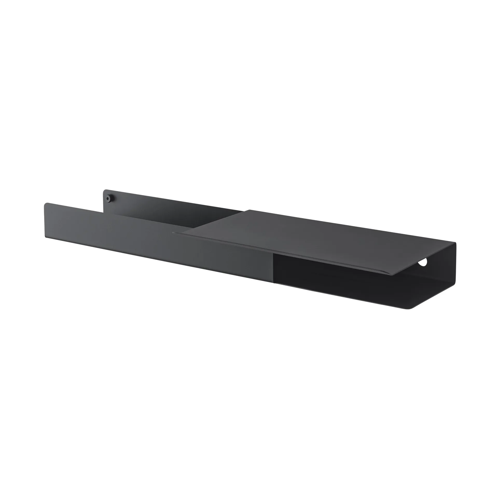 Mensola Folded Platform 62x5,4 cm, Nero Muuto
