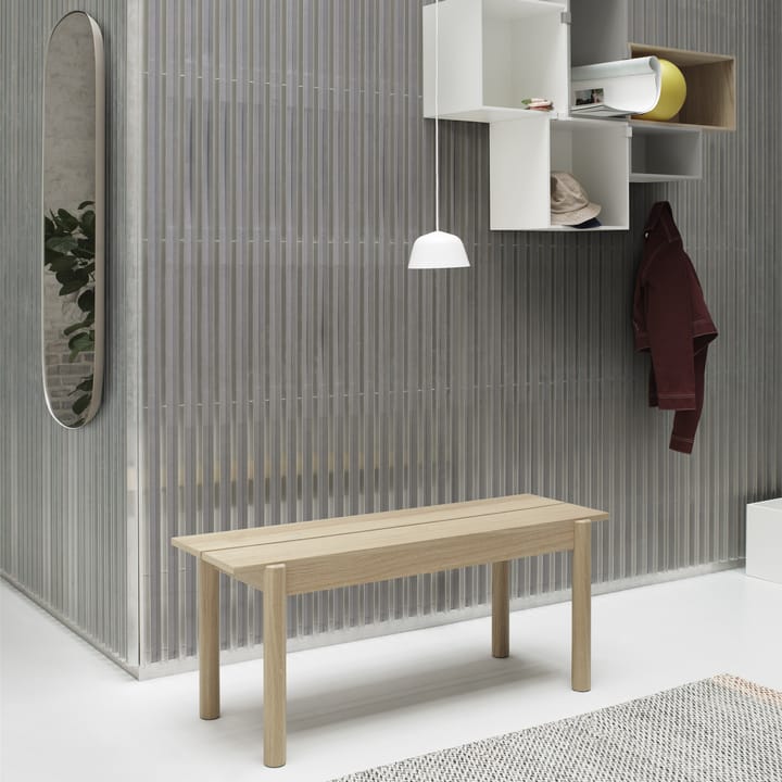 Panca Linear, rovere - 110 cm - Muuto