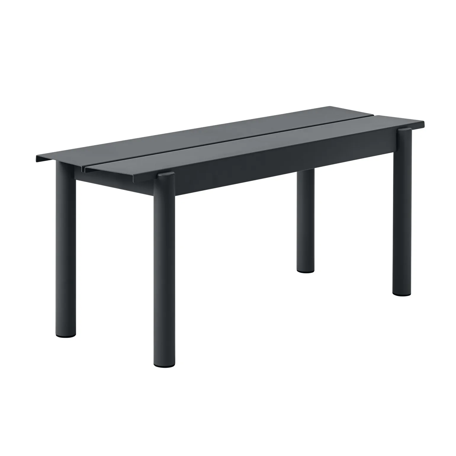 Panchina Linear Steel 110x34 cm, Black Muuto