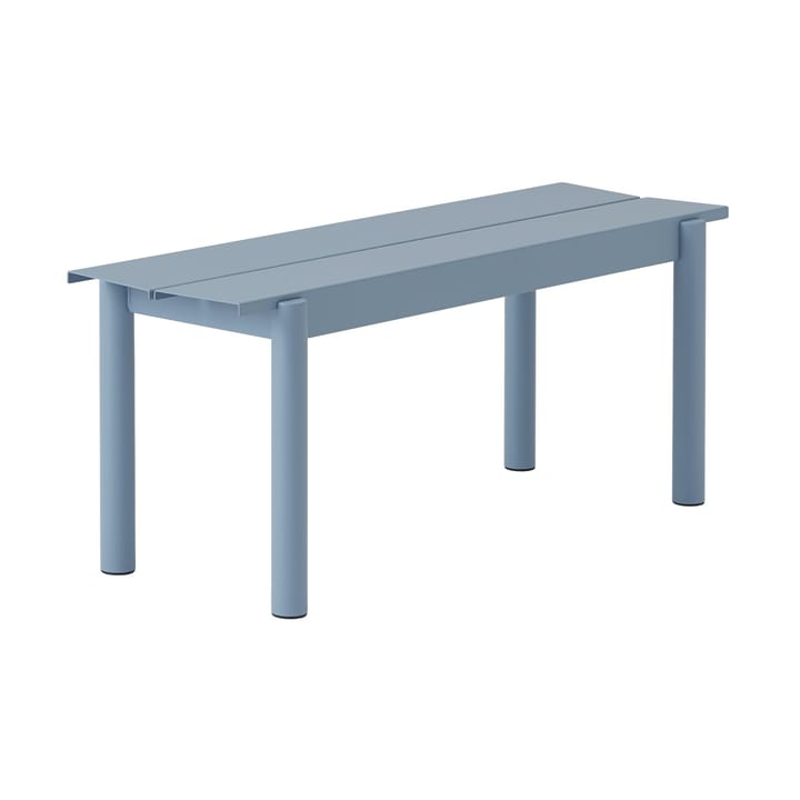 Panchina Linear Steel 110x34 cm - Pale blue - Muuto