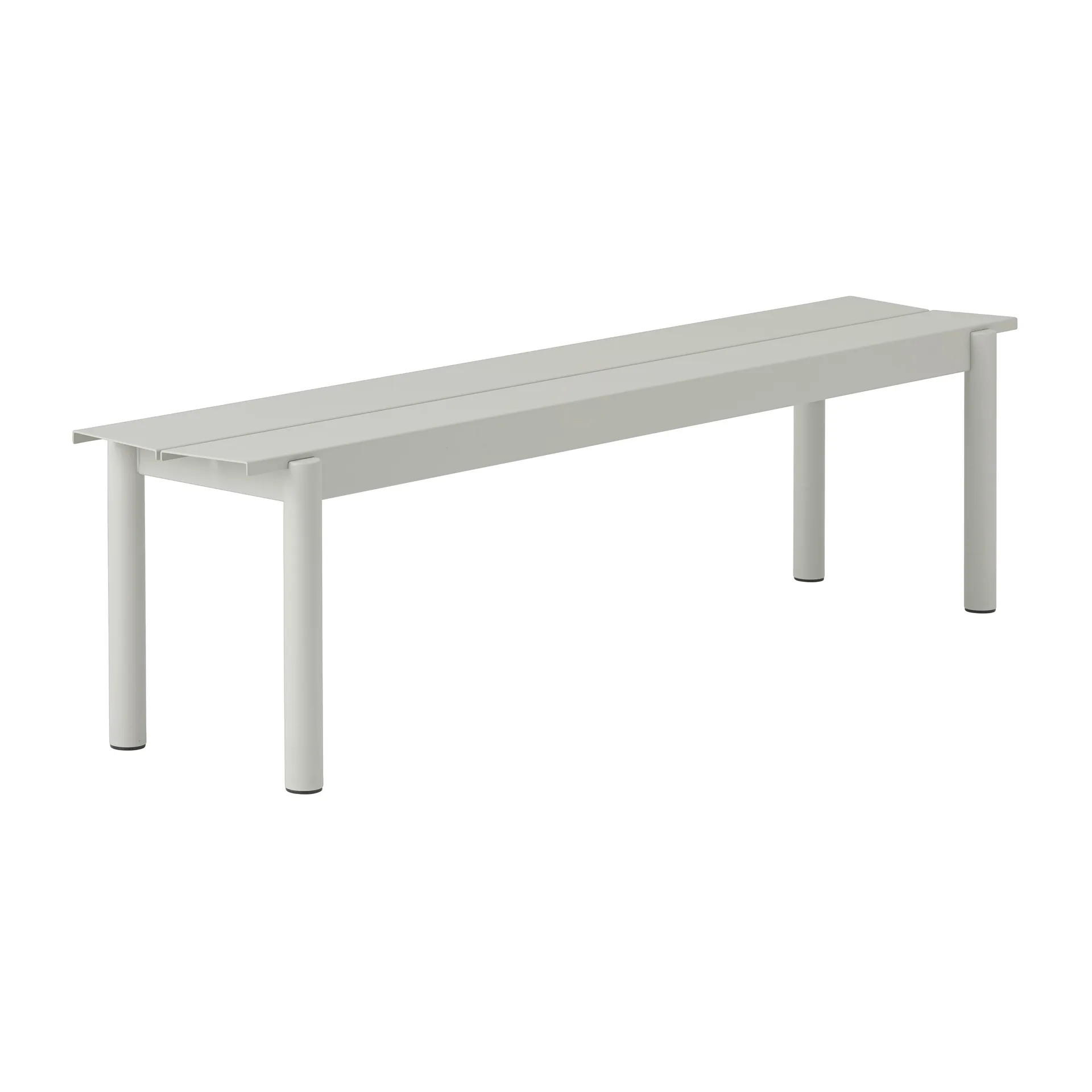 Panchina Linear Steel 170x34 cm, Grey (RAL 7044) Muuto
