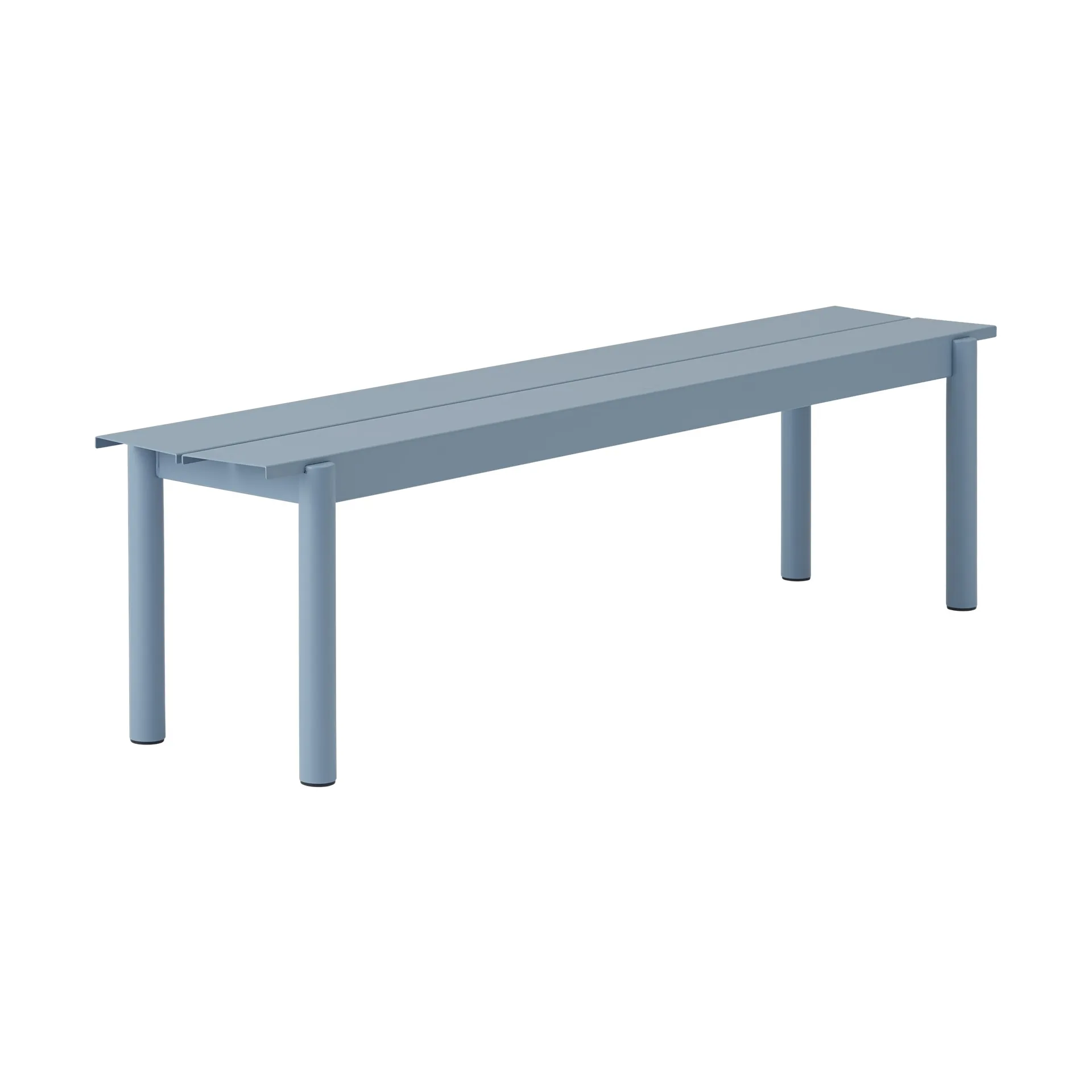 Panchina Linear Steel 170x34 cm, Pale blue Muuto