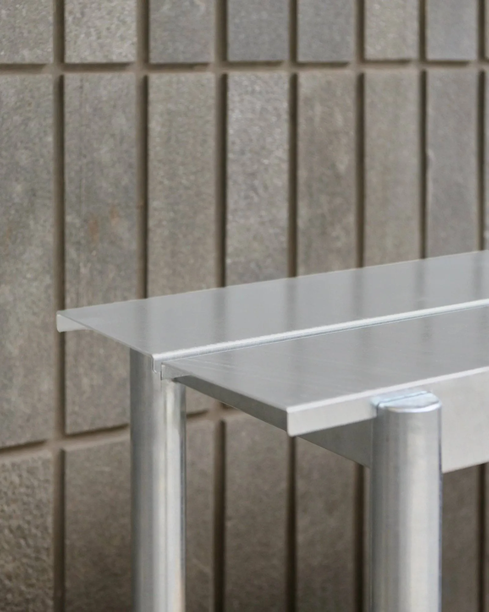 Panchina Linear Steel 170x34 cm, Warm galvanized steel Muuto