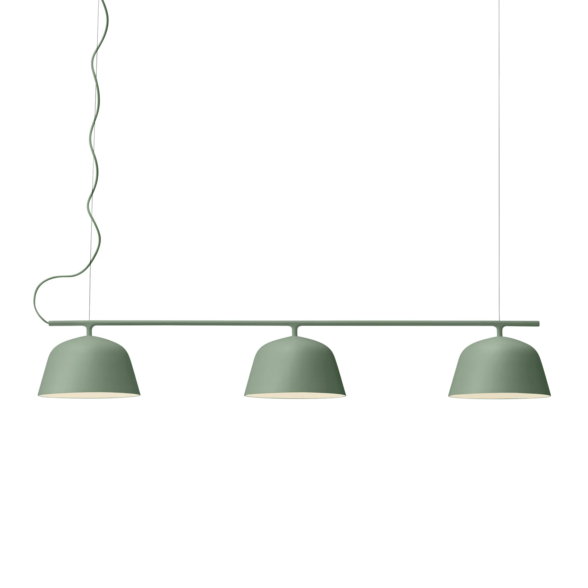 Plafoniera Ambit Rail, Dusty green Muuto