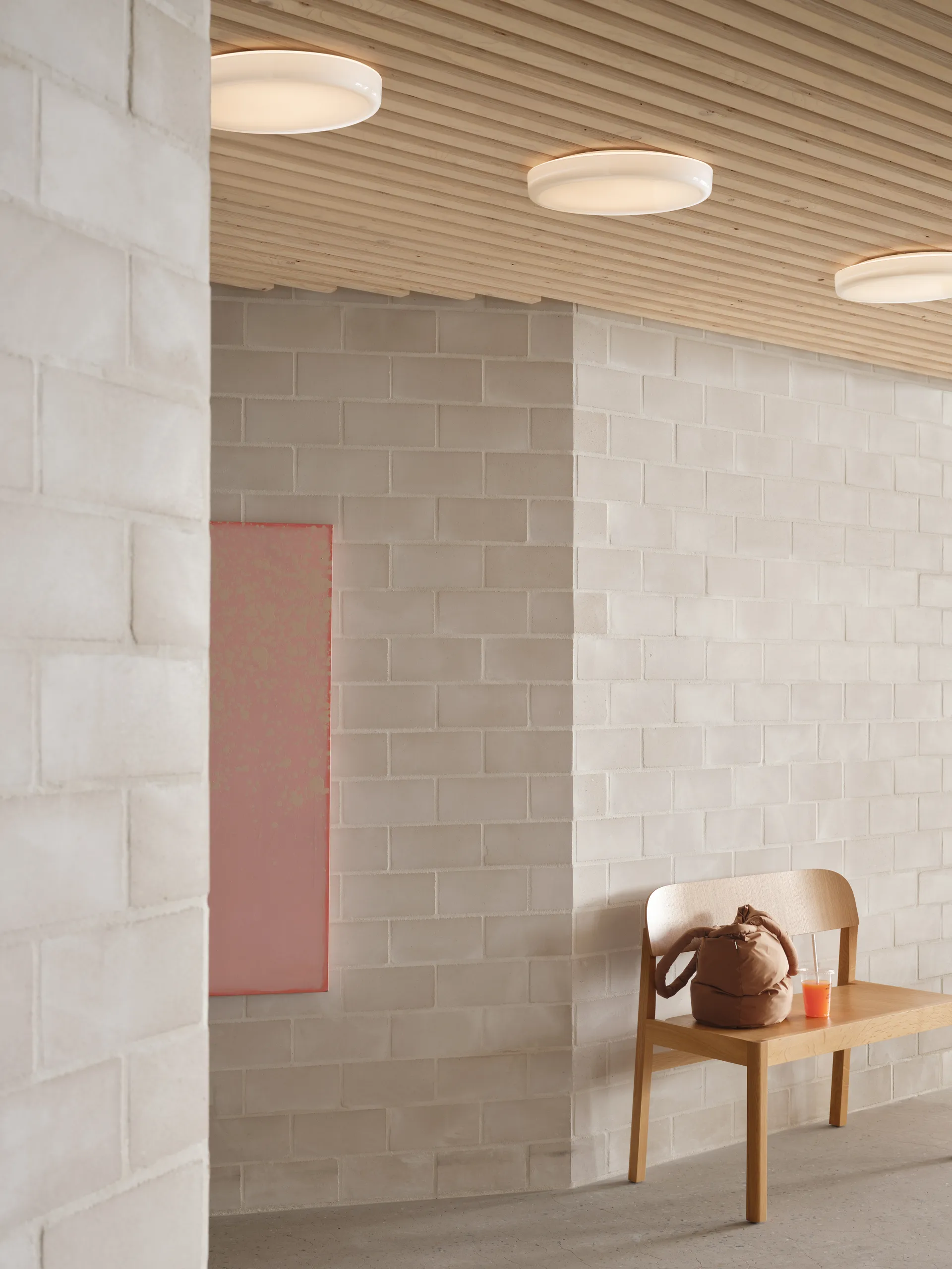 Plafoniera Looped, Bianco Muuto