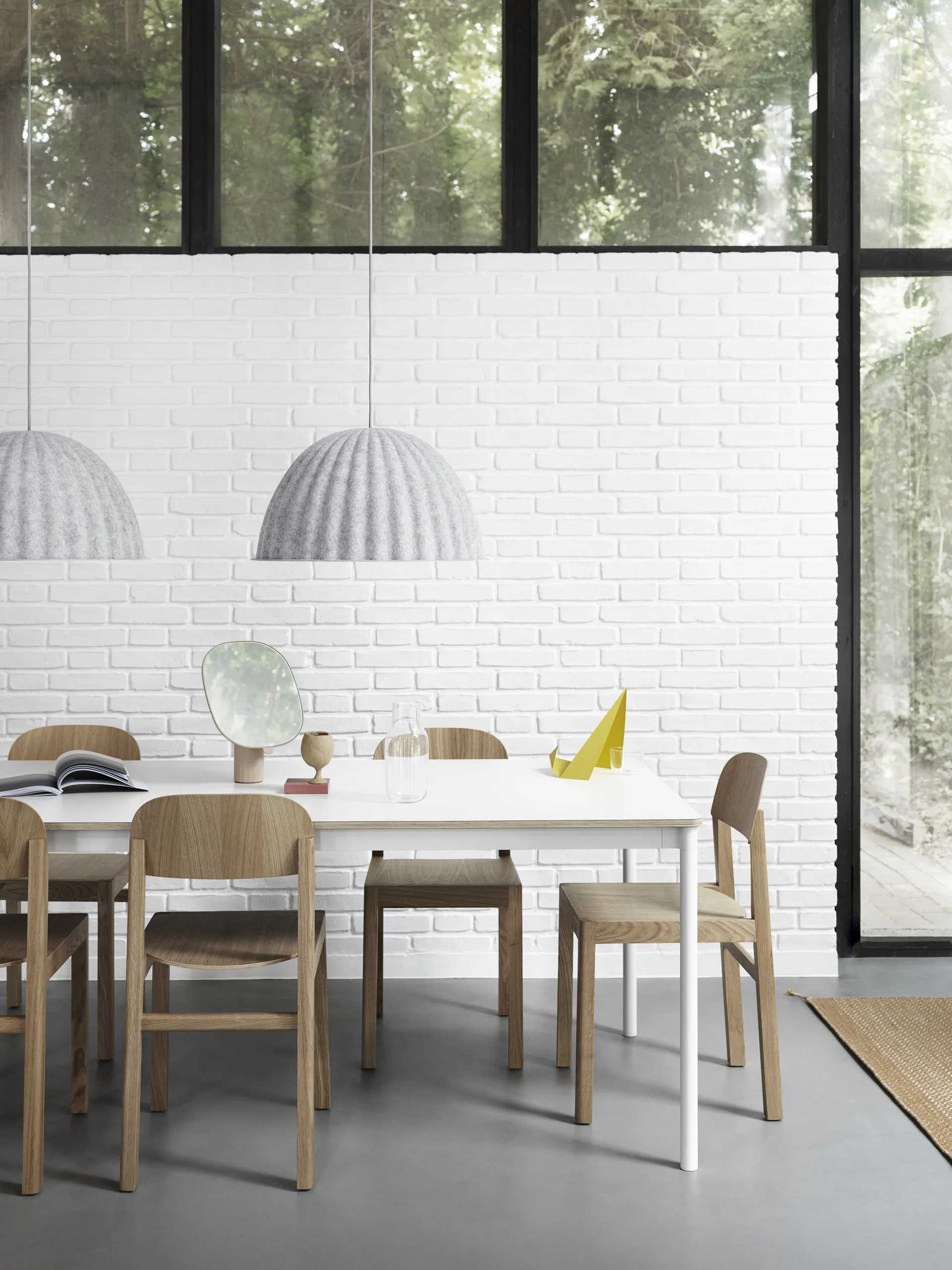 Plafoniera Under The Bell Ø 55 Cm, Dark green Muuto