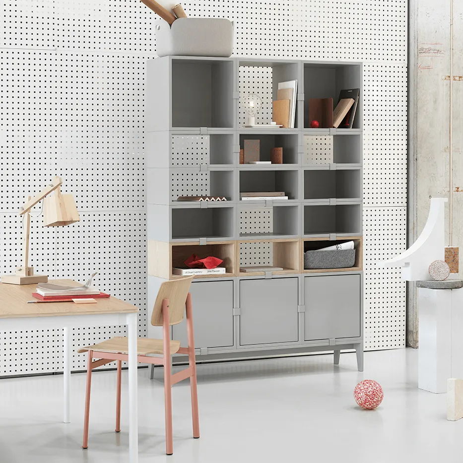 Podio Stacked 2.0 , Grigio chiaro Muuto