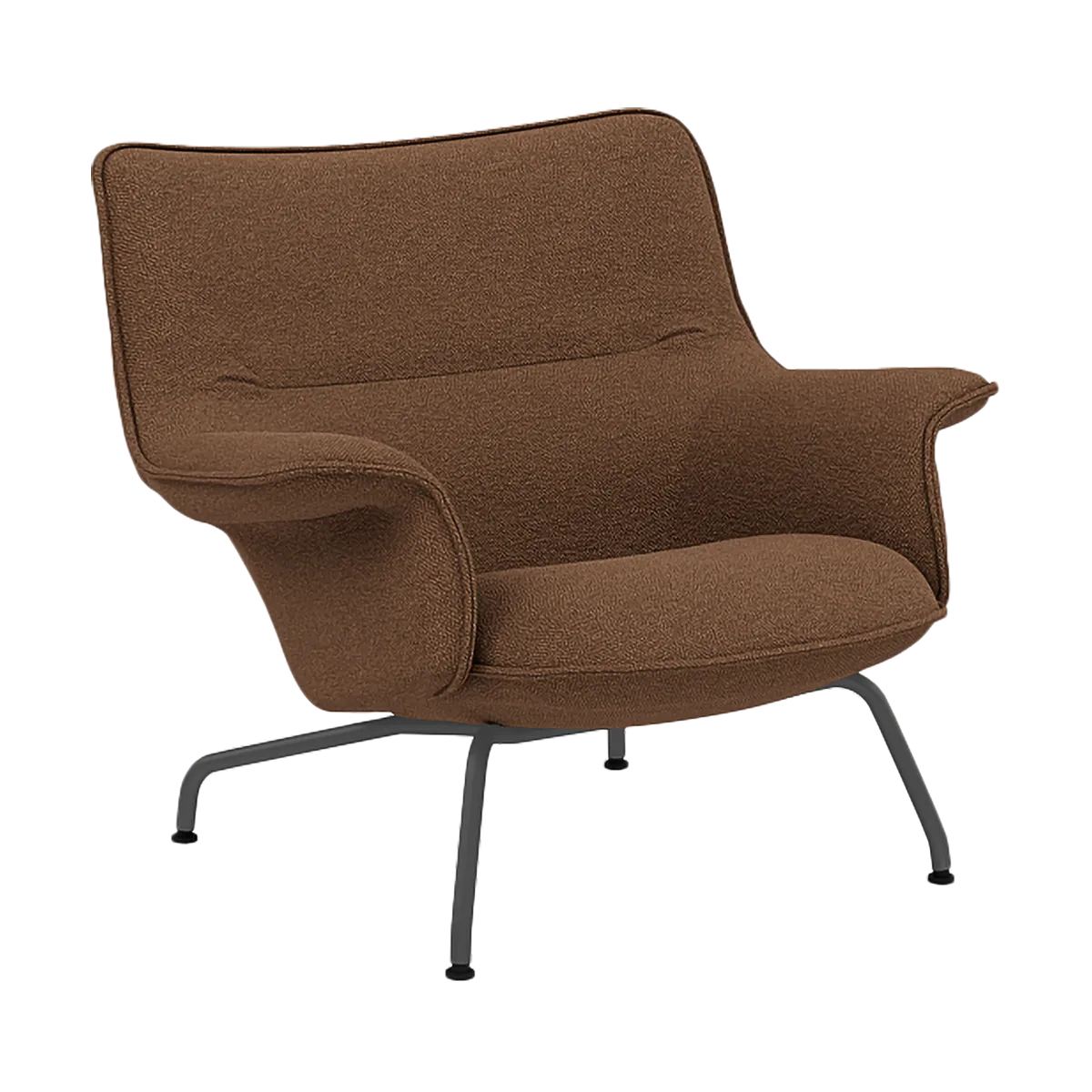 Poltrona bassa Doze, Hearth 4-antracite/nero Muuto