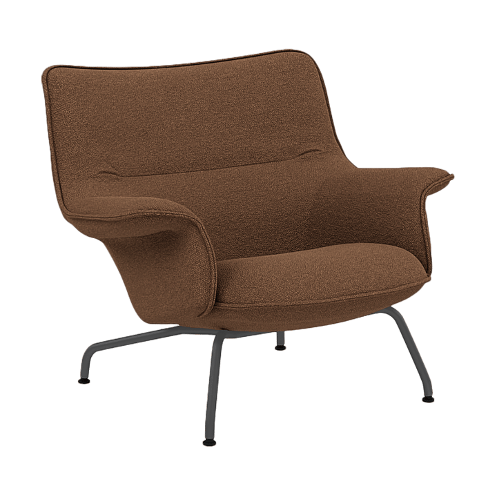 Poltrona bassa Doze - Hearth 4-antracite/nero - Muuto
