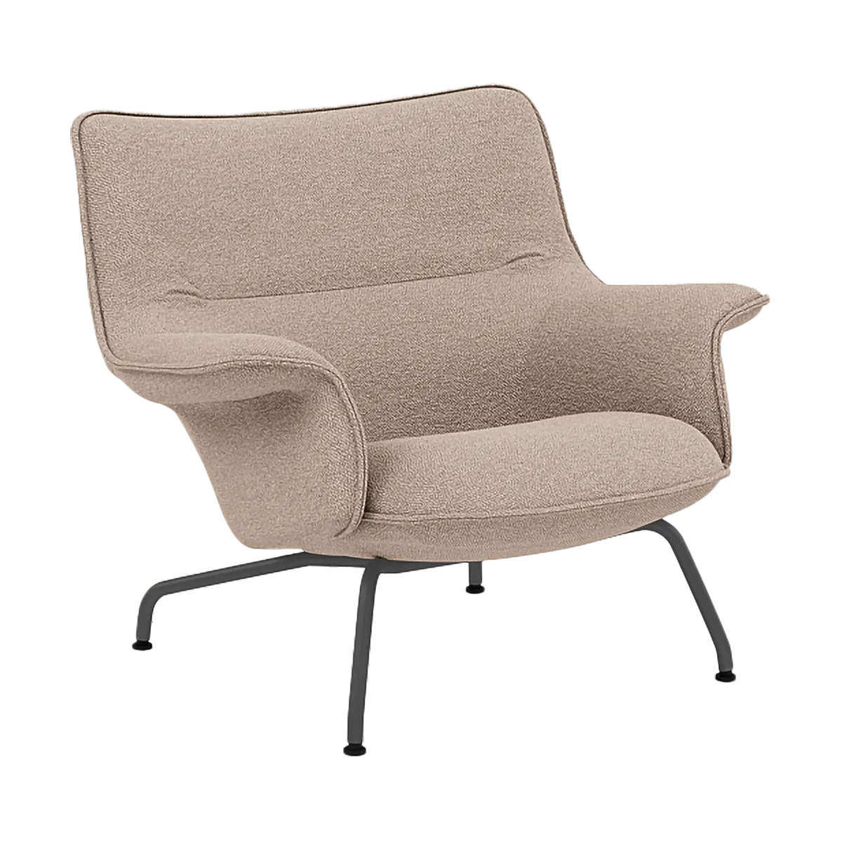 Poltrona bassa Doze, Hearth 6 antracite/nero Muuto