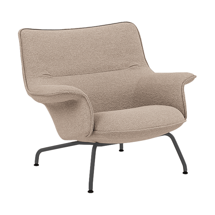 Poltrona bassa Doze - Hearth 6 antracite/nero - Muuto
