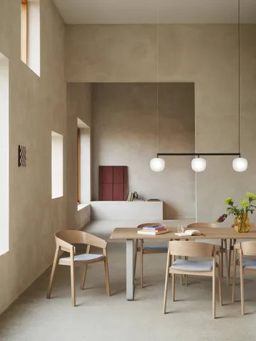 Poltrona con braccioli Cover - Rovere - Muuto