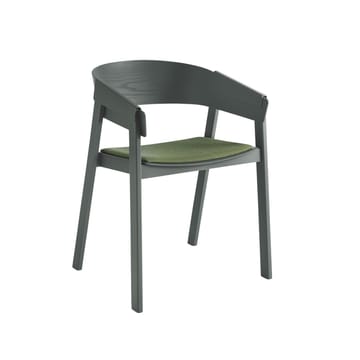 Poltrona Cover con seduta imbottita - Remix 933, verde - Muuto