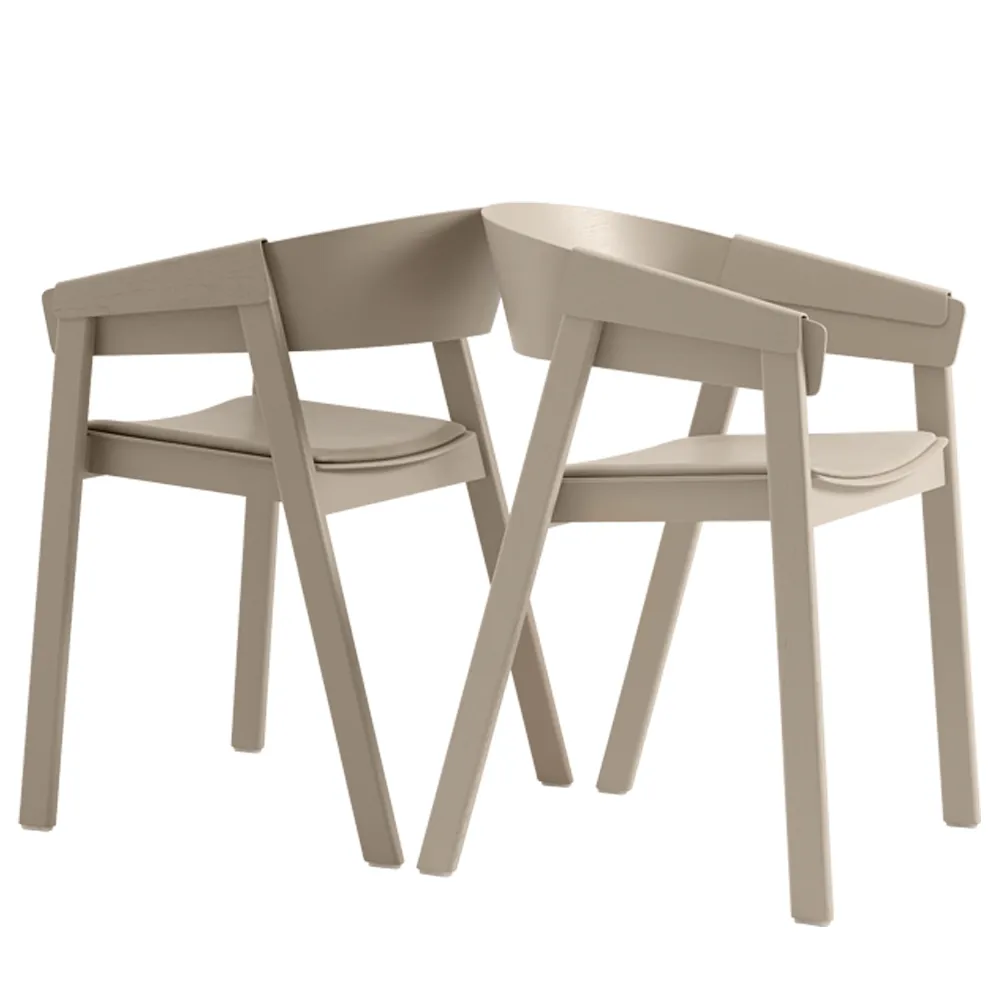 Poltrona Cover con seduta imbottita, Remix 933, verde Muuto