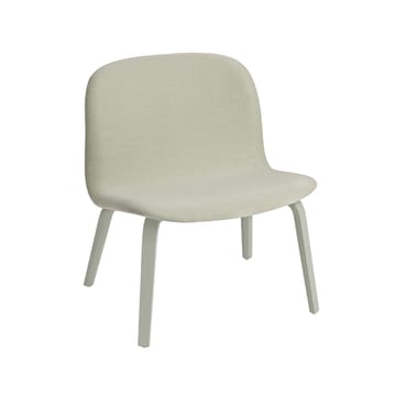 Poltrona lounge imbottita Visu - Balder 912, verde polvere - Muuto