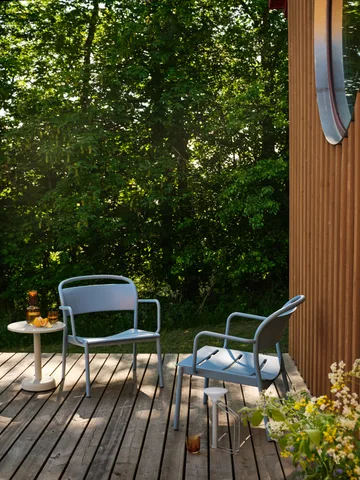 Poltrona lounge Linear Steel - Azzurro pallido - Muuto