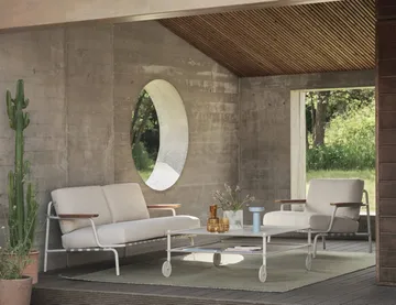 Poltrona lounge Settle Lounge Chair - Laze 1 Grey - Muuto