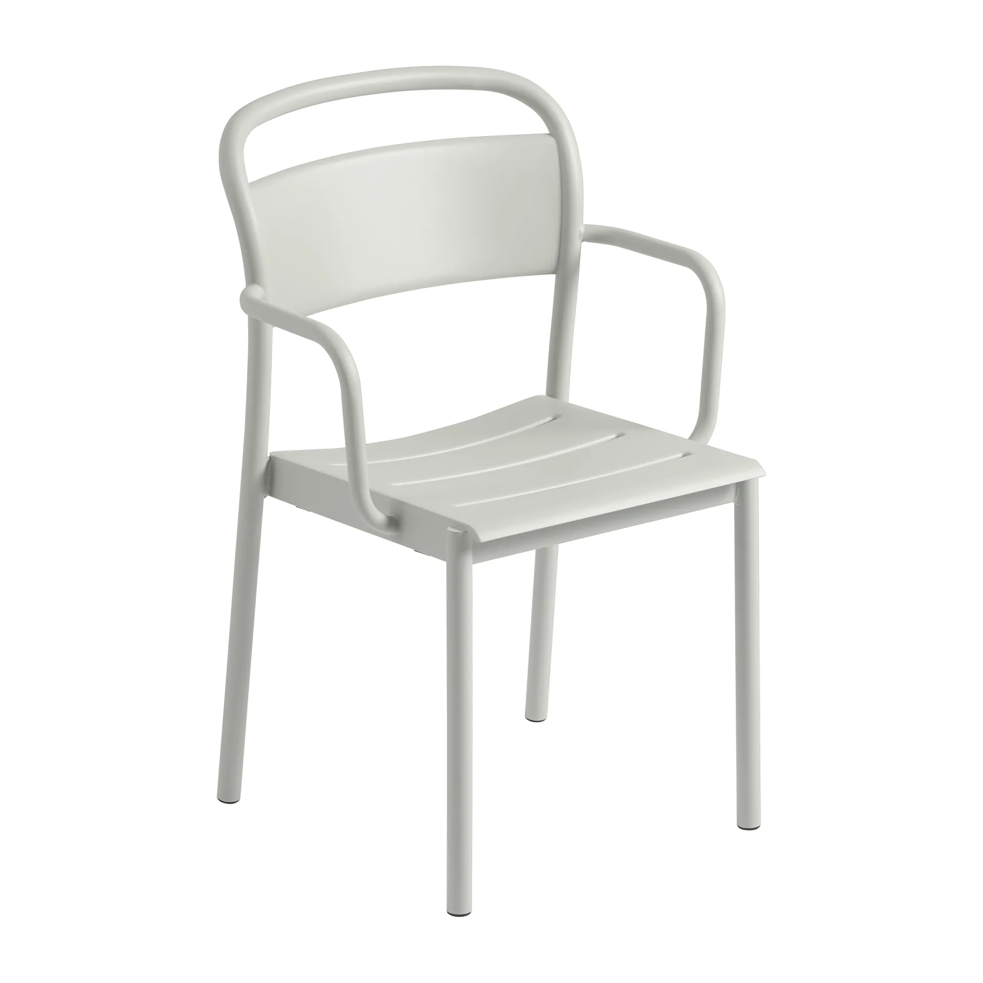 Poltroncina con braccioli Linear Steel, Grey (RAL 7044) Muuto