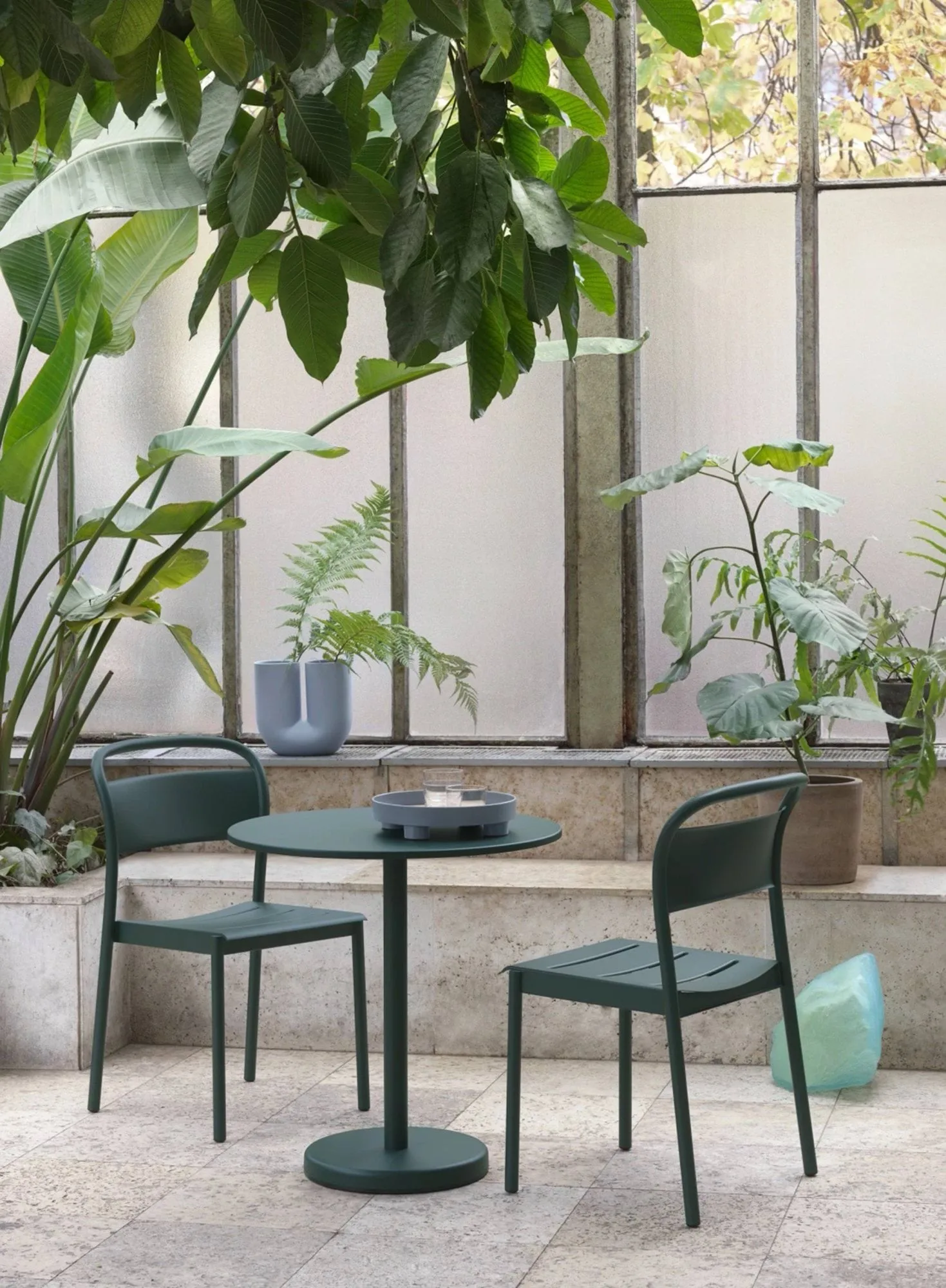 Poltroncina Linear Steel, Pale blue Muuto